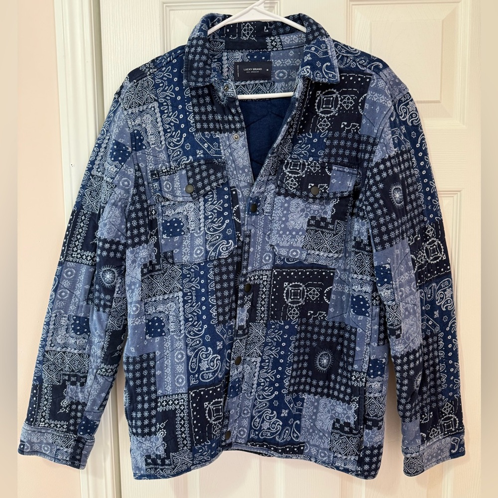 Lucky Brand Indigo Patchwork Jacket - image 1